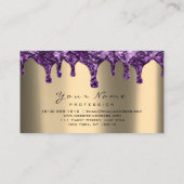 Carte De Visite Épilation de cire clous Dépilation Violet Violet S (Dos)