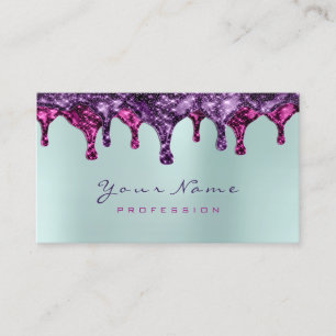 Carte De Visite Épilation de cire Dépilation rose Violet rose Aqua