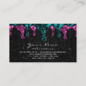 Carte De Visite Épilation de cire Parties scintillant brillante no (Dos)