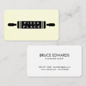 Carte De Visite Épingle (Devant / Derrière)