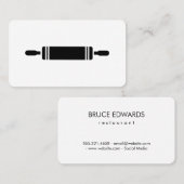 Carte De Visite Épingle (Devant / Derrière)