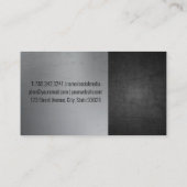 Carte De Visite Épingle à main | Magasin automatique (Dos)