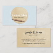 Carte De Visite Épingle à rouleaux avec goudron (Devant / Derrière)