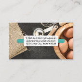 Carte De Visite Épingle | Ingrédients de cuisson (Dos)