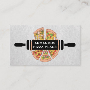 Carte De Visite Épingle Pizza Slices