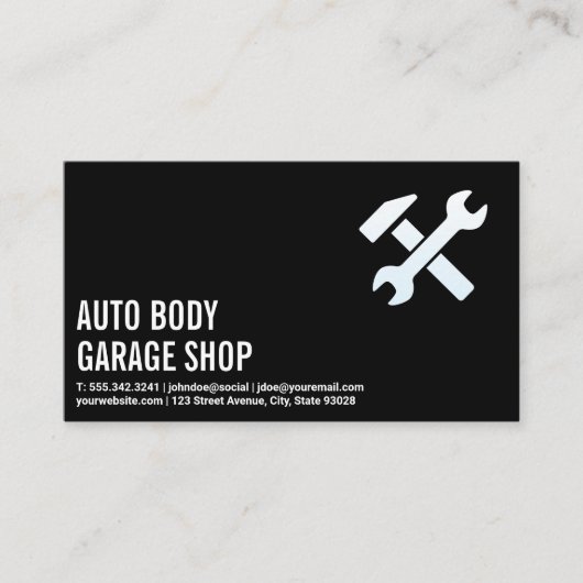 Carte De Visite Épingles et marteau (Devant)