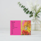 CARTE DE VISITE ÉPOQUE D'AUBE / ÉCLAIRAGE MAGIQUE EN OR FUCHSIA (Debout devant)