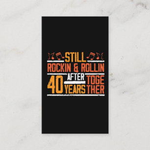 Carte De Visite Épouse de la femme à la roquette du 40e annivers