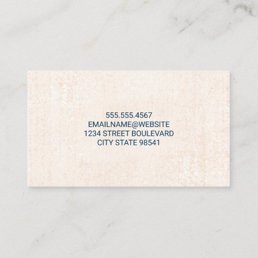 Carte De Visite Épouser | Chimie | Bio Tech (Dos)