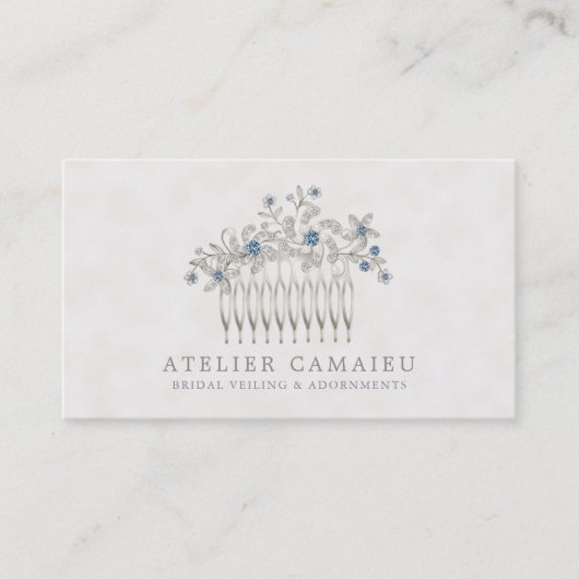 Carte De Visite Épouser les bijoux nuptiales d'accessoires de (Devant)