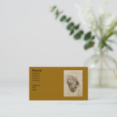 CARTE DE VISITE ÉPOUVANTE DE L'AUBE (Debout devant)