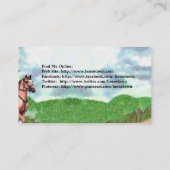 Carte de visite équestre (Dos)