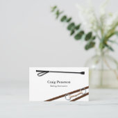 Carte De Visite Équestre de style anglais traditionnel (Debout devant)