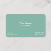 Carte De Visite Equestre / Equin / Cheval (Dos)