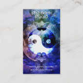 Carte De Visite Équilibre Lunaire | Conception Yin Yang (Devant)