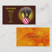 Carte De Visite Équilibrer l'éléphant (Devant / Derrière)