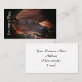 Carte de visite équin (Devant / Derrière)