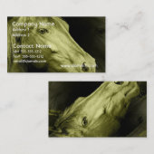 Carte de visite équin d'art (Devant / Derrière)