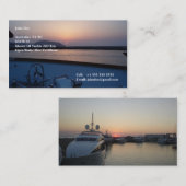 Carte De Visite Équipage de yacht (Devant / Derrière)