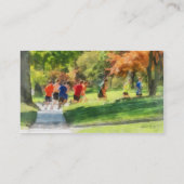 Carte De Visite Équipe d'athlétisme (Dos)