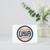 Carte De Visite Équipe de baseball USA (Debout devant)