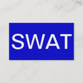 Carte De Visite Équipe de choc faite sur commande (Dos)