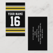 Carte De Visite Équipe de strip-tease Jersey (Devant / Derrière)