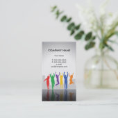 Carte De Visite Équipe de succès (Debout devant)