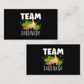 Carte De Visite Équipe Herbivore Brachiosaurus Dinosaure Future Pa (Devant / Derrière)