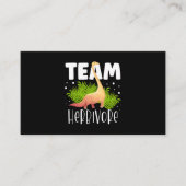 Carte De Visite Équipe Herbivore Brachiosaurus Dinosaure Future Pa (Devant)