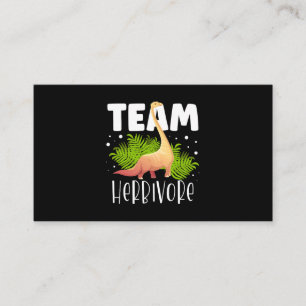 Carte De Visite Équipe Herbivore Brachiosaurus Dinosaure Future Pa