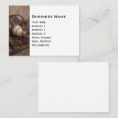 Carte De Visite Équipement de base-ball (Devant / Derrière)