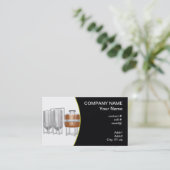 Carte De Visite Équipement de brasserie de bière (Debout devant)