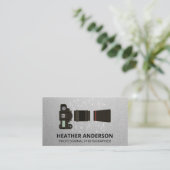 Carte De Visite Équipement de caméra et de lentilles (Debout devant)