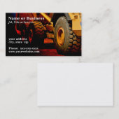 Carte De Visite équipement de construction lourd (Devant / Derrière)