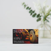 Carte De Visite équipement de construction lourd (Debout devant)