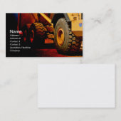 Carte De Visite équipement de construction lourd (Devant / Derrière)