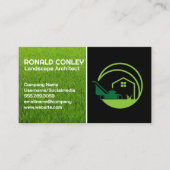 Carte De Visite Équipement de jardin de tondeuse (Devant)