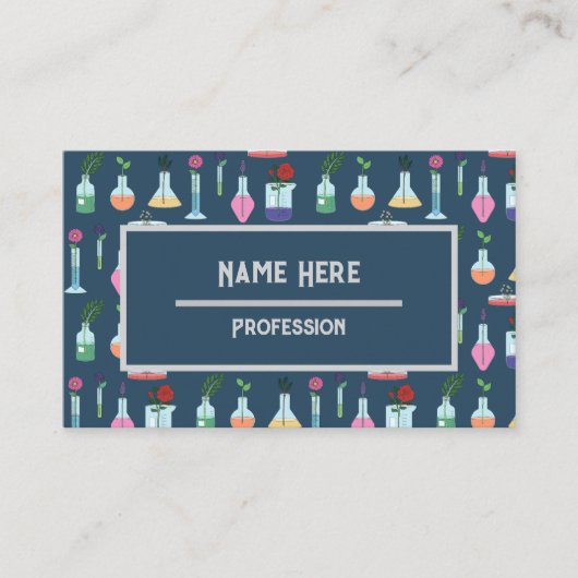 Carte De Visite Équipement de laboratoire botanique (Devant)