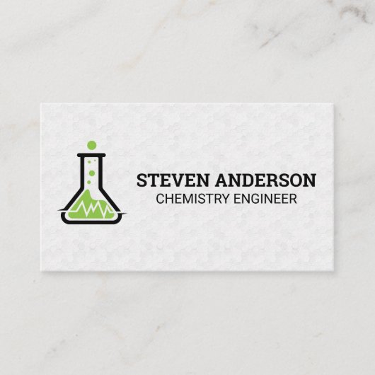 Carte De Visite Équipement de laboratoire de chimie | Science (Devant)