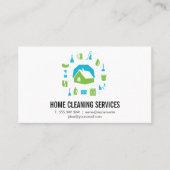 Carte De Visite Équipement de nettoyage industriel | Services à do (Devant)