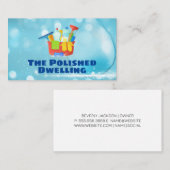 Carte De Visite Équipement de nettoyage | Maids (Devant / Derrière)