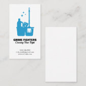 Carte De Visite Équipement de nettoyage | Services à domicile (Devant / Derrière)