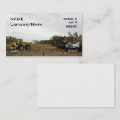 Carte De Visite équipement de notation sur la plate-forme (Devant / Derrière)