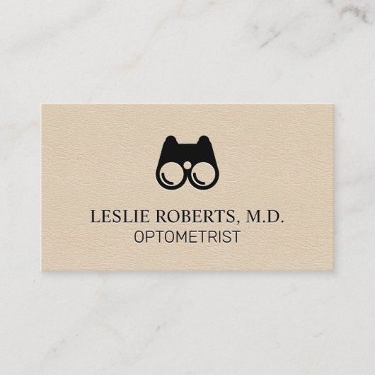Carte De Visite Équipement oculaire | Optométriste (Devant)