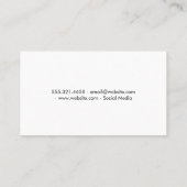 Carte De Visite Équipement Phoropter | Médecin des yeux | Cuir (Dos)