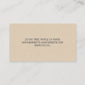 Carte De Visite Équipement pour yeux | Optométriste (Dos)