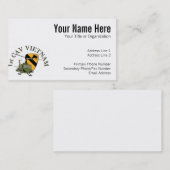 Carte De Visite ęr Cav Vietnam (Devant / Derrière)