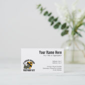 Carte De Visite ęr Vétérinaire de Cav Vietnam - CH-47 (Debout devant)