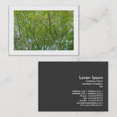 Carte De Visite Érable japonais (frontière) (Devant / Derrière)